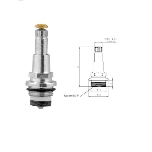 Reparo Vedante para Torneira 1010 com Parafuso Cromado